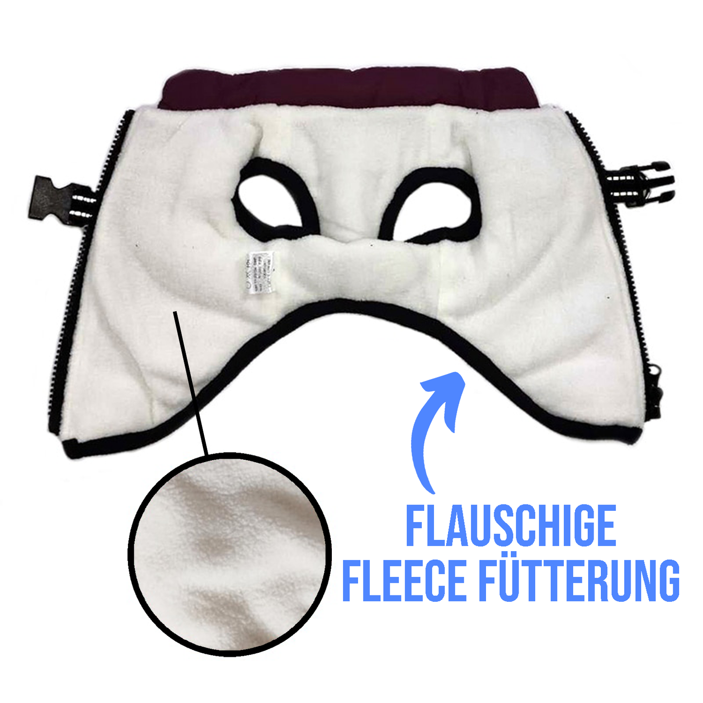 Schnellverschluss & 4-fach verstellbar – passt für jede Rasse und Größe
