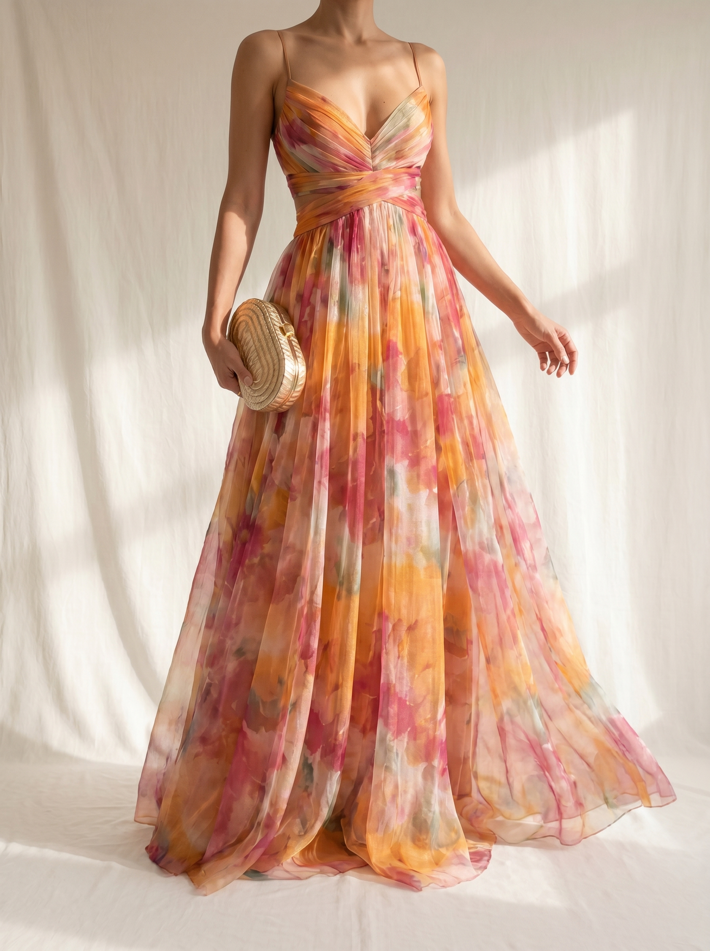 Giselle | Zauberhaftes Maxikleid mit Blumenmuster