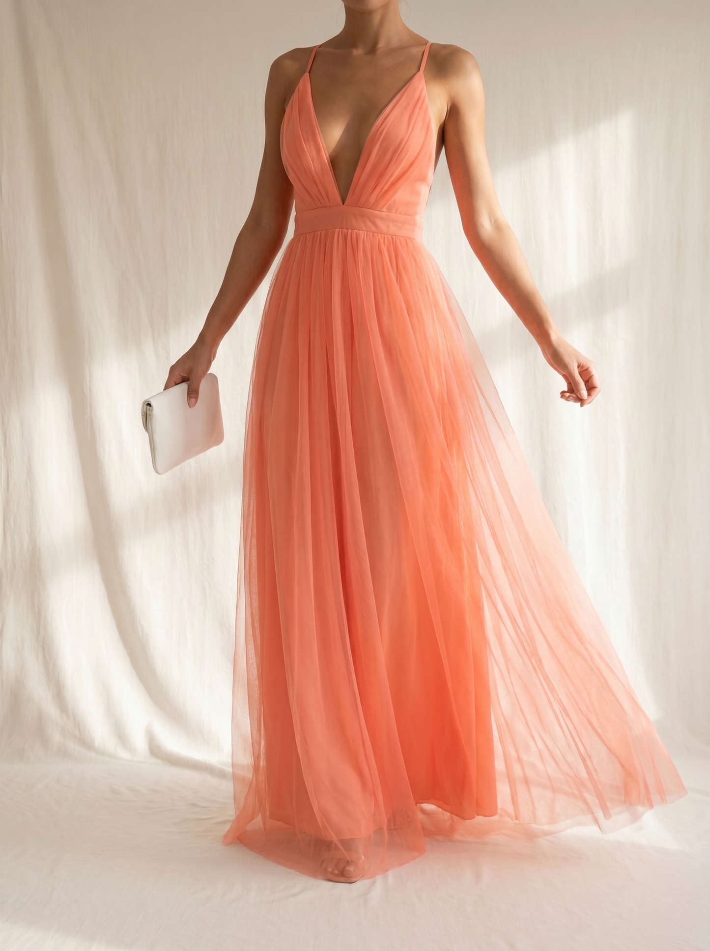 Ginevra | Maxi Kleid Luce Corallo