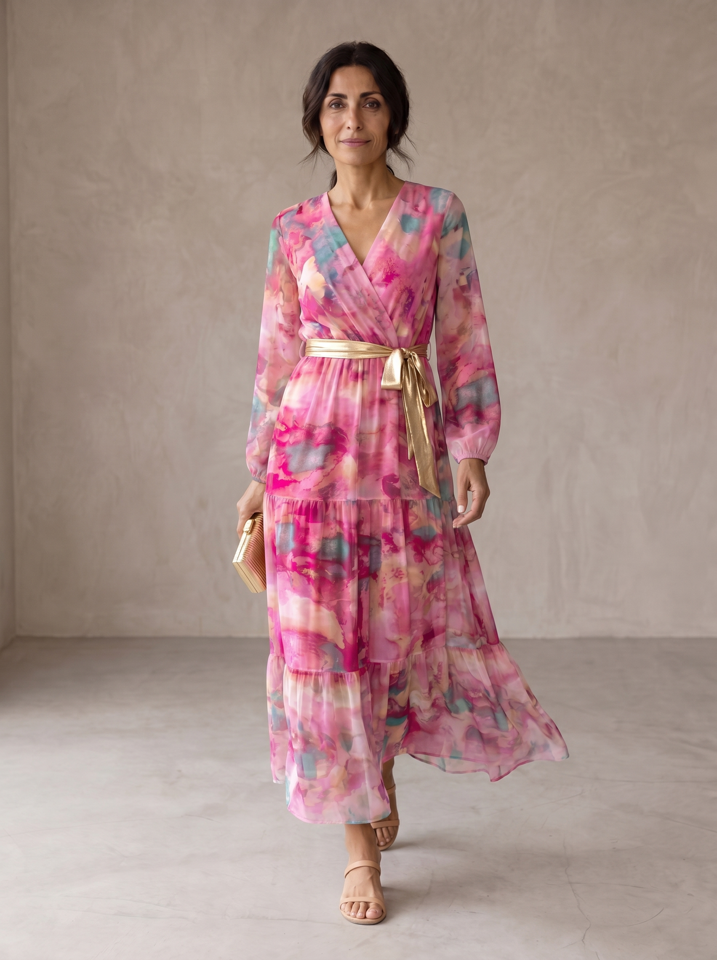 Hazel | Wickelkleid mit Blumenmuster