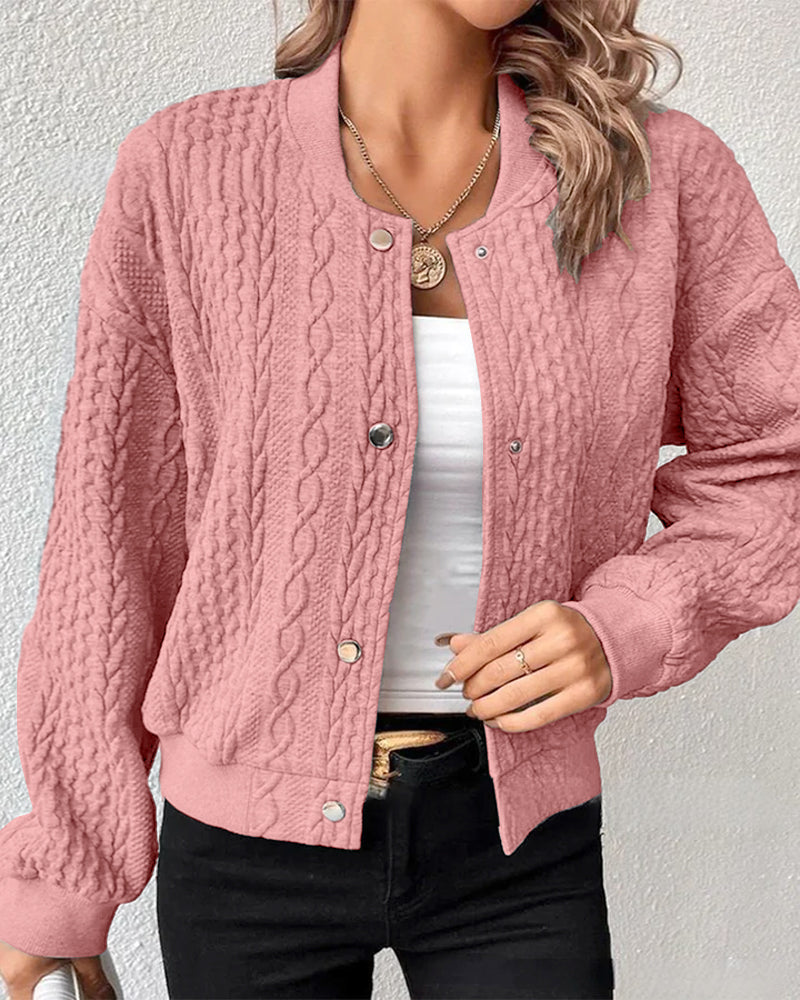Vienne | Gemütliche gemusterte Strickjacke