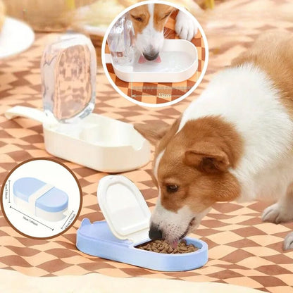 Paw Room™ Transportierbarer 2-in-1 Futternapf
