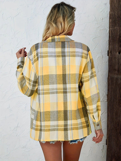 Eva | Kariertes Flanell-Cardiganhemd